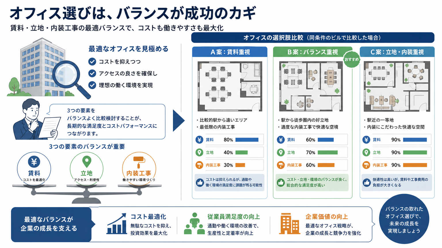 神奈川のオフィス物件選びで押さえるべき結論