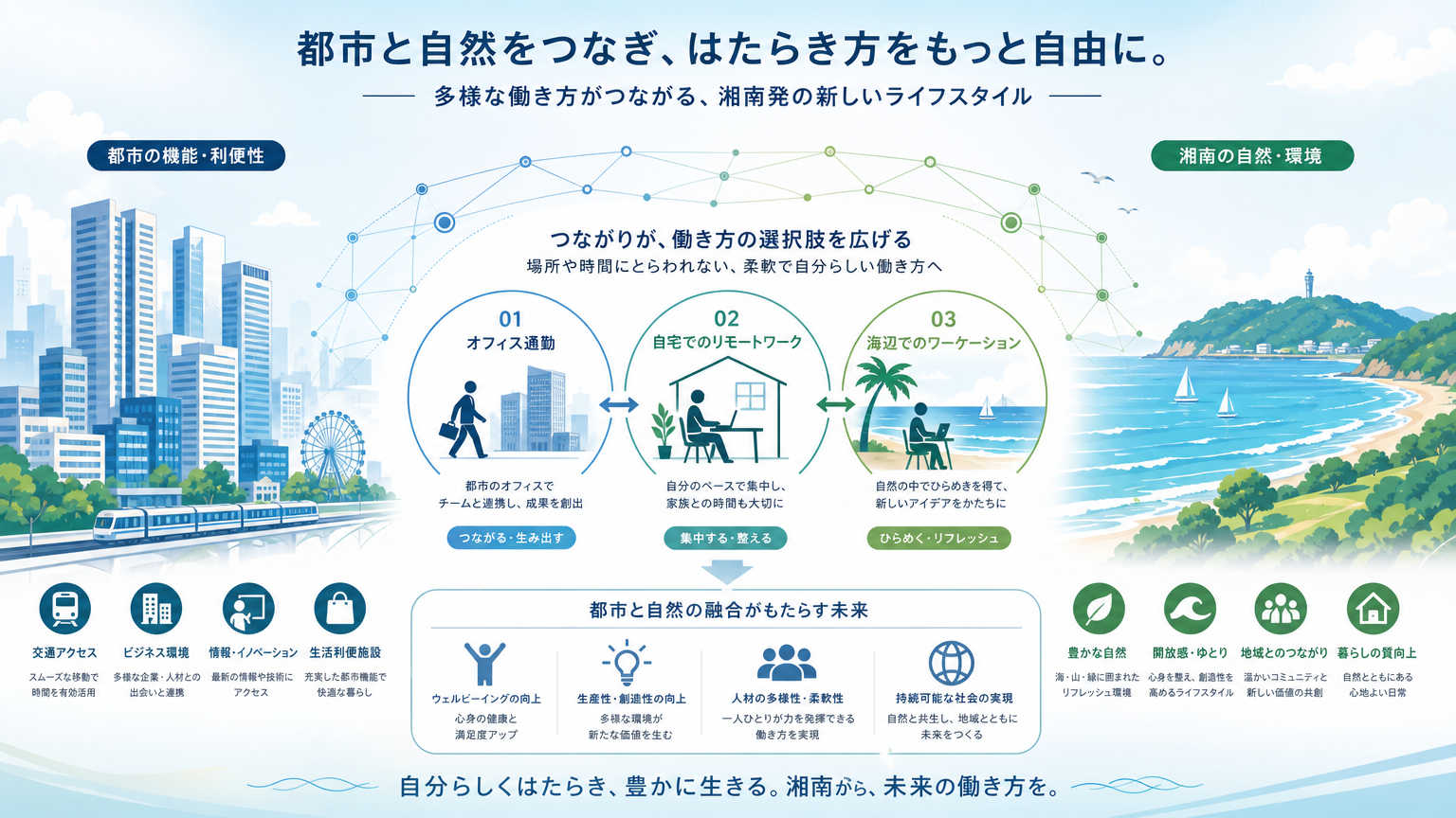 湘南エリアの働き方とは